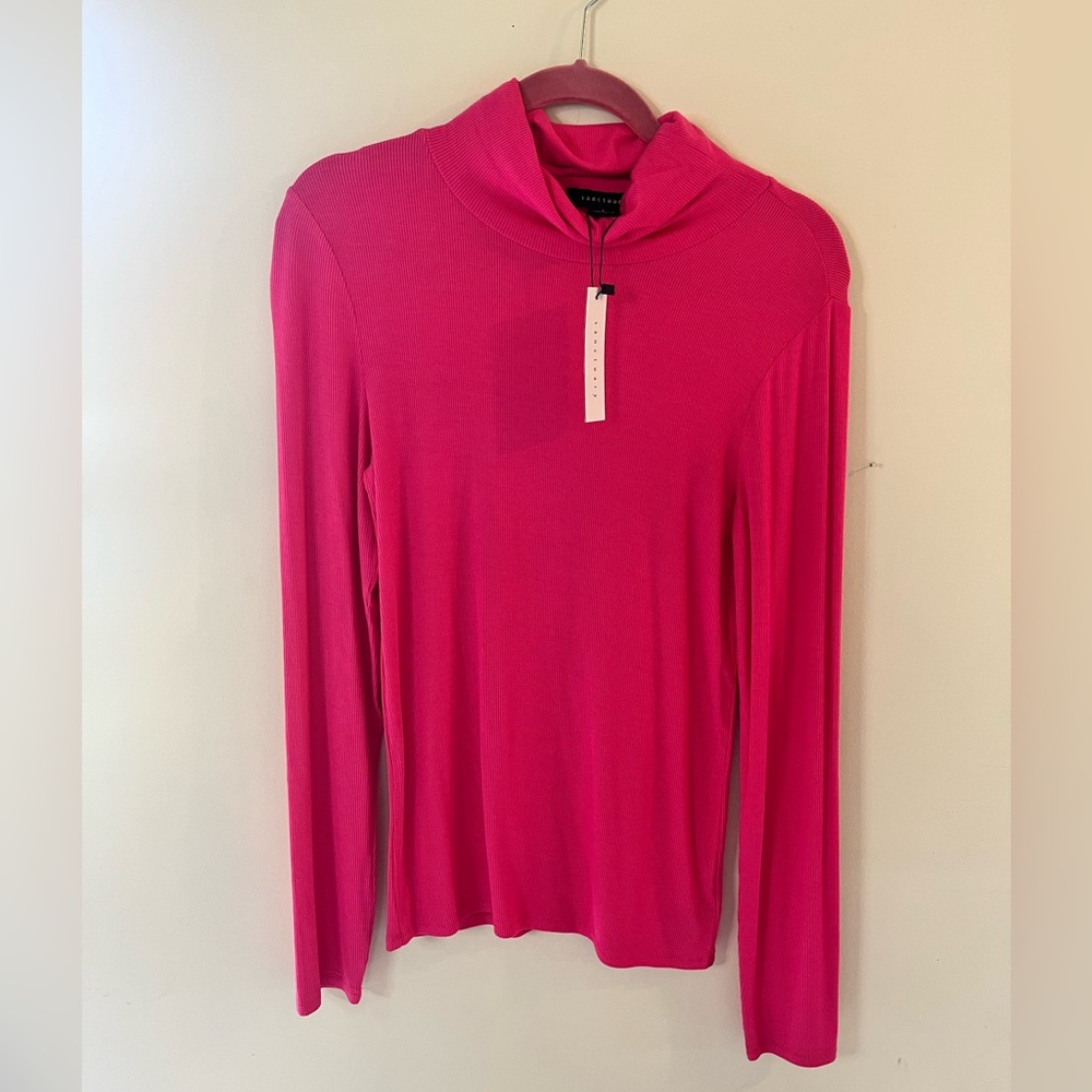 NWT hot pink Sanctuary Clothing turtleneck